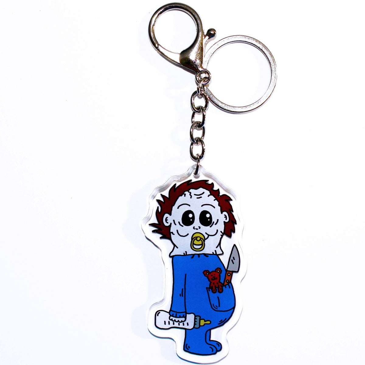 Baby Michael Myers Keychain by SpookyKillerBabies.com