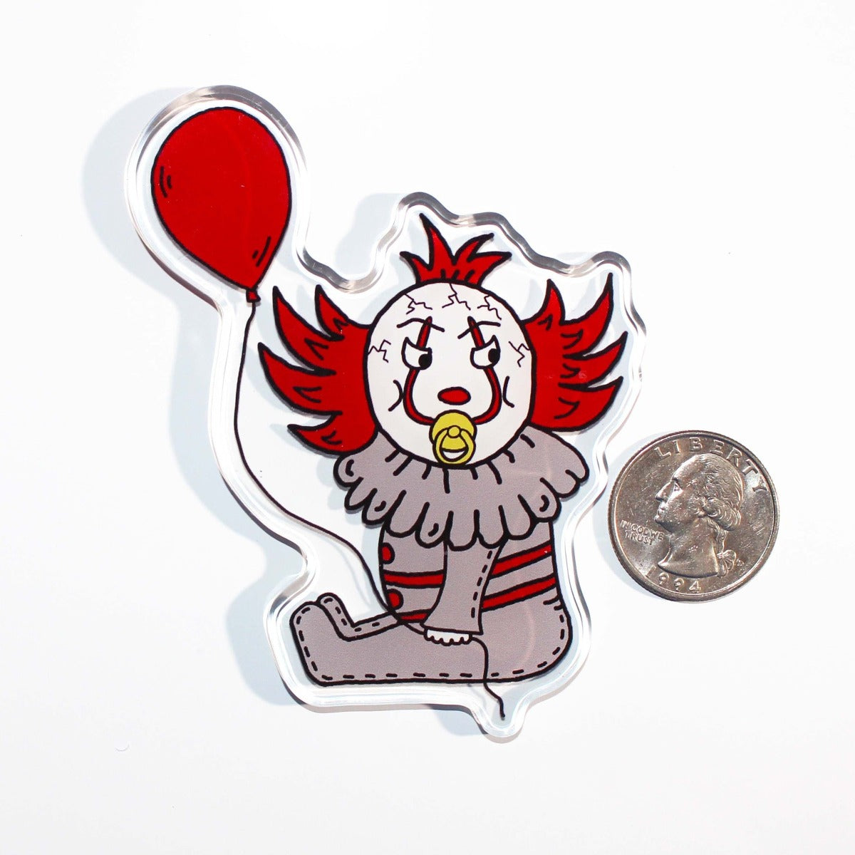 Baby Pennywise Magnet by SpookyKillerBabies.com